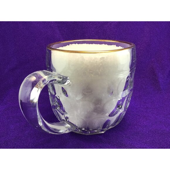 Coronation Mug Queen Elizabeth II June 2nd 1953 Glass Coronation Beer Mug - Picture 4 of 11